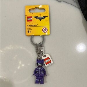 LEGO Batman Catwoman Keychain - Purple